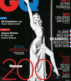 Кайли Миноуг  в эротическом белье для журнала GQ фото #1