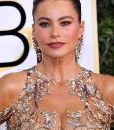 София Вергара в эротическом наряде на Golden Globe Awards фото #2