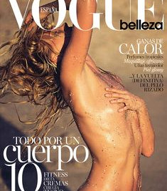 Эльза Хоск разделась догола для журнала Vogue Spain фото #1