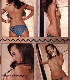 Голые сиськи Кристы Эйн  в журнале Playboy's Lingerie фото #4