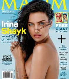 Сексуальная Ирина Шейк в бикини для журнала Maxim фото #1